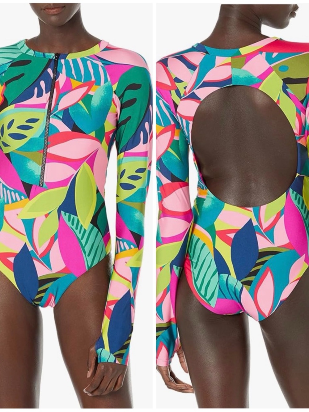 Trina Turk -NWT Rainforest Paddle One-Piece Swimsuit
Size L (size 12)